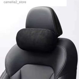 Seat Cushions 2023 High Quality Car Pillow Neck Pillow Headrest for Tesla Model 3 Y 2023 Soft Head Pillow Modification Protector Accessories Q231018