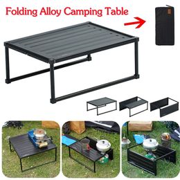 Camp Furniture Folding Table Ultralight Portable Camping Table Aluminium Alloy Outdoor Foldable Furniture Garden Picnic BBQ Desk Hiking Picnic 231018