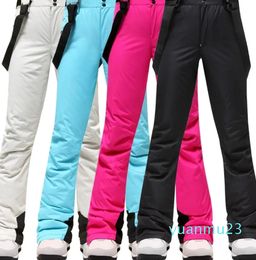 New Winter Ski Pants Women Outdoor High Quality Windproof Waterproof Warm Snow Trousers Winter Ski Snowboarding Pants Brand