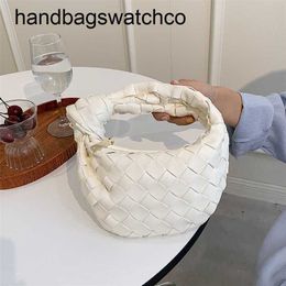 Luxury Jodie Bag BottegassVenetas Woven Sheepskin Bags Quality Sheepskin net red ashigo cloud bag ox horn bag female bag Large Capcity Knotted Handmade have Dusty