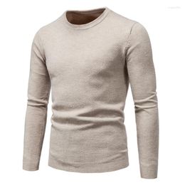 Men's Sweaters Autumn Winter Men Pullover Sweater Mens Warm Knitwear Jersey Pull Homme Male Thin Soild Color Christmas S-3XL