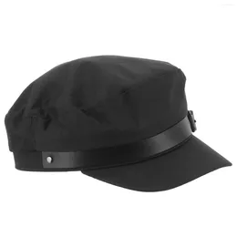 Berets Beanie Buckle Beret Man Fashion Hats Men French Polyester Cotton Women Peaked Caps Boina