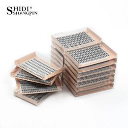 False Eyelashes Individual Lashes 10-100PCS Natural False Eyelash Extension 6 Rows 20D C Curl 120 Bundles Makeup Cilia Lash Extension Supplies 231018