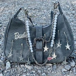 Shoulder Bags Bags Vintage Soulder Bag Stars Crossbody Bag Pearl Cain Fasion Female Luxury andbagsstylisheendibags