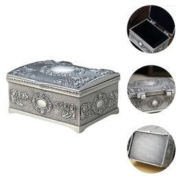 Jewelry Pouches Rose Box Organizer Case Classic Display Container Ring Storage Chic Retro Zinc Alloy Miss