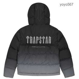 Parkas Trapstar London Decoded Hooded Puffer 2.0 Ice Blue Jacket Embroidered Lettering Hoodie Winter Coat Tracksuit trapstar windbreaker fashion clothes KJF2