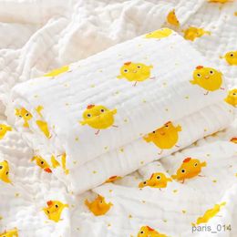 Koce popularne drukowanie bawełniane muślinowe koce Wysokiej jakości nowonarodzone ręczniki kąpielowe