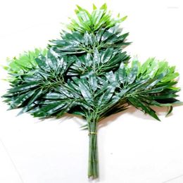 Decorative Flowers High Artificial Bamboo Plants Branches Decoration Leaves Christmas Decorations For Home