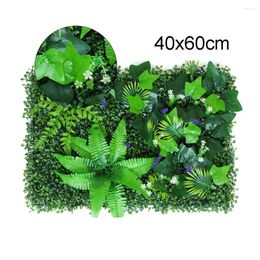 Decorative Flowers 1pc Artificial Grassland Simulation Moss Lawn Turf Fake Green Grass Mat Carpet DIY Micro Landscape Hedge Board Fence