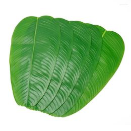 Decorative Flowers Artificial Banana Leaves For Hawaiian Home Decoration Party Decor