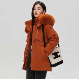 Women's Down Parkas 2023 Winter Jacket Thicken Cotton Warm Puffer Coat Women Casual Clothes With Lining Fur Collar Hooded Loose Outwear 231017