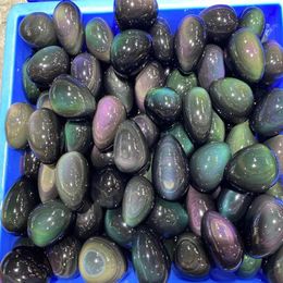 Rainbow Obsidian bottle guru Crystal Stone Grounding Protecting Sphere Natural Stone Hand Carved Gemstone Sphere 20-80mm3 2102