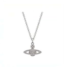 Pendant Necklaces Designer Letter Vivian Chokers Luxury Women Fashion Jewellery Metal Pearl Necklace cjeweler Westwood 5536ESS