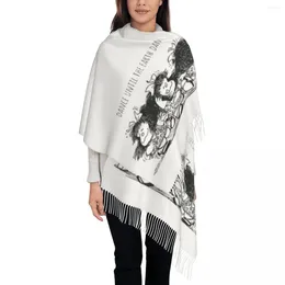 Scarves Women's Scarf With Tassel Mafalda Dance Music Large Soft Warm Shawl Wrap Daily Wear Cashmere