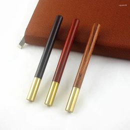 High Quality Roller Ball Pen Beautiful Black Wood Smooth Refill Writing Business Office Home Supplies Metal