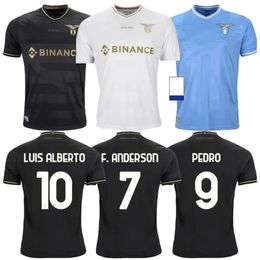 23 24 Lazio Immobile Soccer Jerseys Maglie 2023 IMMOBILE LUIS BASTOS SERGEJ BADELJ LUCAS J.CORREA ZACCAGNI MARUSIC Men Kids Kit Football Real