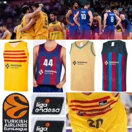 Print Baloncesto Basketball Barca Lassa Jersey 20 Nicolas Laprovittola 6 Jan Vesely 21 Alex Abrines 14 Willy Hernangomez 33 Nikola Mirotic 31 Rokas Jokubaitis