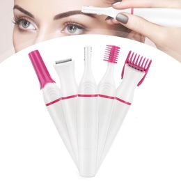 Eyebrow Trimmer 5 In 1 Women Hair Removal Shaver Female Electric Shaving Machine Mini Trimmer Razor Bikini for Eyebrow Underarm Clipper Epilator 231017