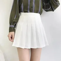 Skirts Women High Waist Preppy Mini Pleated Skirt Girl Slim Casual Tennis Students School Uniform Shorts