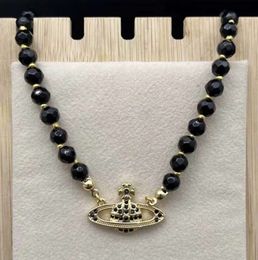 Pendant Necklaces Designer Letter Vivian Chokers Luxury Women Fashion Jewelry Metal Pearl Necklace cjeweler Westwood 1141ESS