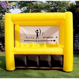 Outdoor Event 2.5M Height Advertising Inflatable Archery Machine Inflation Shooting Blow Up Sport Games For Kids Adult Playing Toys Sports