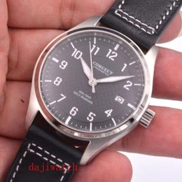 Wristwatches 40mm Japanese NH35 Automatic Men Mechanical Watch 316L Stainless Steel Case Sapphire Leather Band Luminous