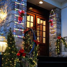 1pc, 2.5ft LED Christmas Lights - Christmas Decorative Ladder Lights, Christmas Decorations Lights For Indoor Outdoor, Window, Garden, Home, Wall, Xmas Tree Decor