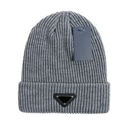 Designer Knitted Hats High Quality Luxury Winter Woolen Warm Beanie Caps For Mens And Womens Fashion Outdoor Fitted Hat Casual Skull Cap P-7