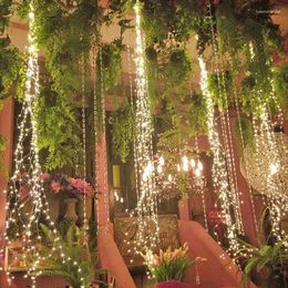 Strings LED Christmas String Fairy Lights Branch Outdoor Tree Garland For Year Street Home Party Wedding Decor