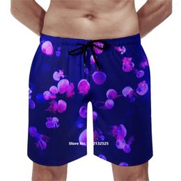 Men's Shorts Beach Pants Street Style 3D Printed Cute Jellyfish Pattern Fashion Casual