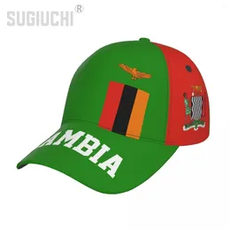 Ball Caps Unisex Zambia Flag Adult Baseball Cap Patriotic Hat For Soccer Fans Men Women