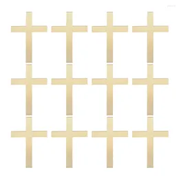 Cake Tools 12Pcs Crosses Cupcake Toppers Topper For First Communion Baby Shower Wedding Birthday
