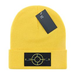 New Designer knitted hat ins popular bonnet winter ISLAND beanie luxury personality Classic Letter STONE embroidery beanies R-1