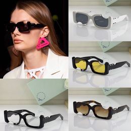 Retro sunglasses for men and women designer square glasses UV400 resistant fashionable multi-color sunglasses 8 Colours with box OW40006