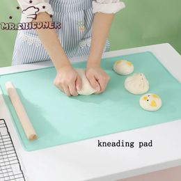 Rolling Pins Pastry Boards 3 Size Silicone Mat Kitchen Kneading Dough Baking Mat Cooking Cake Pastry Non-stick Rolling Dough Pads Tools Sheet Accessories 231018