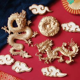 Baking Moulds Chinese Style Cloud Spoondrift Dragon Fondant Silicone Cake Mould Tool Kitchen for Mould Year 231017