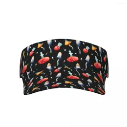 Berets Summer Air Sun Hat Toadstool And Agaric Visor UV Protection Sports Tennis Golf Running Sunscreen Cap