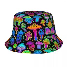 Berets Travel Headwear Magic Accessories Bucket Hats Street Sun Hat Mushrooms Packable Fishing Outdoor Sports