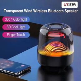 Cell Phone Speakers Wireless Bluetooth Audio Mini Speaker High Volume Outdoor Computer Subwoofer Glass Series Iconic Appearance 231018