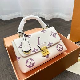 M45976 Louis Vuitton Monogram Empreinte Madeleine MM Handbag-Cream