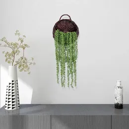 Decorative Flowers Artificial Rattan Plant Vibrant Succulent Fruit Vine Wall Hangings For Colourful Home Decoration Exquisite Shape
