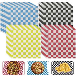 Baking Moulds 400Pcs Oil Proof Paper Food Wrapper Sand Burger Fries Wrapping Liner Tools for BBQ Picnic Fast Oilpaper 231018