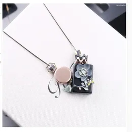 Pendant Necklaces ZHAO Atmosphere Personality Long Section Sweater Chain Autumn And Winter Clothes Accessories Necklace Jewelry