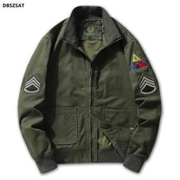 Men's Jackets FURY Military Jacket Stand Collar Bomber Cotton Embroidery Tactics Coat Men Windbreaker Chaqueta Hombre 231018