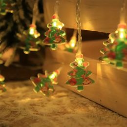 1pc, Christmas Light String Santa Claus, Holiday Lights Christmas Tree Decoration Light String Christmas Tree Pendant, Festivals,Theme Party, Christmas Decor