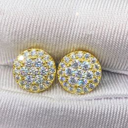 New Fashion Earrings 925 Silver Earrings D Colour VVS Moissanite Diamond Earrings Studs Nice Gift for Men Women