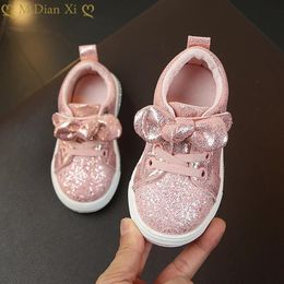 Flat shoes Fashion Kids Antislip Soft Sneakers Girls Boys Toddler Casual Shoes Cute Running Shoes Spring Children Sport Sneakers 231019