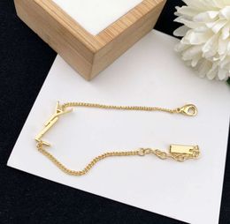 19 Charm Bracelets Women Diamond Jewellery For woman Gold Chain Silver Fashion Letter y bracelet Luxury Jewels