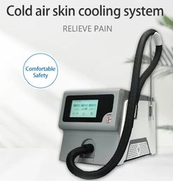 2023 Skin COLD air cooling ice therapy machine Low Temperature skin cooler system use with laser device hair removal Treatment cool Pain rel