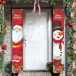 Christmas Decorations Outdoor Flag Merry Corridor Logo Decoration Home Courtyard Front Door Navigation Gift 231013